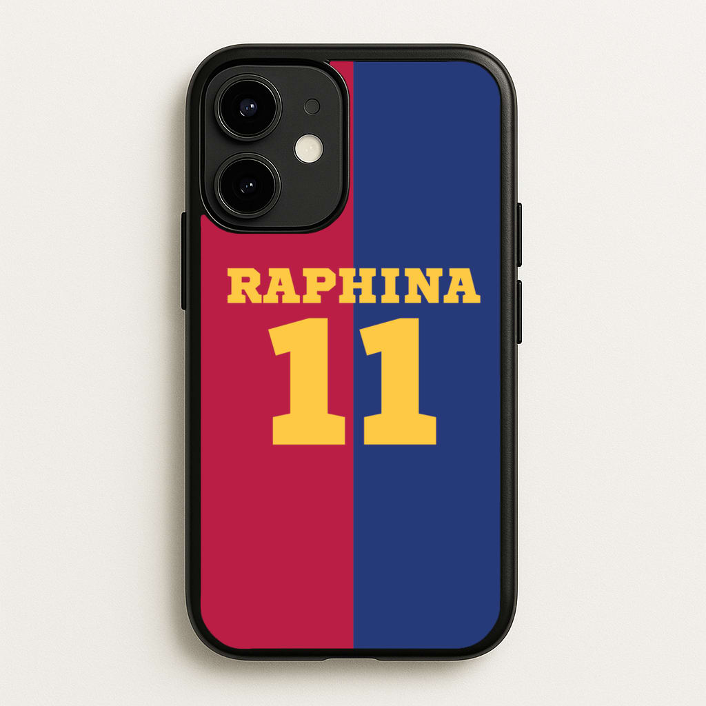 Red And blue - Football Phone Case for iPhone 12 / 12 Pro