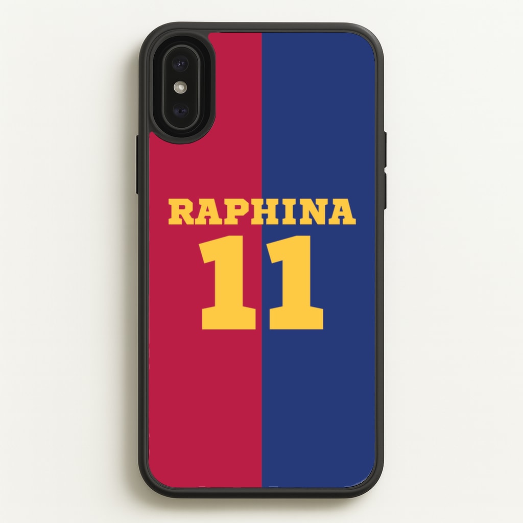 Red And blue - Football Phone Case for iPhone XS Max