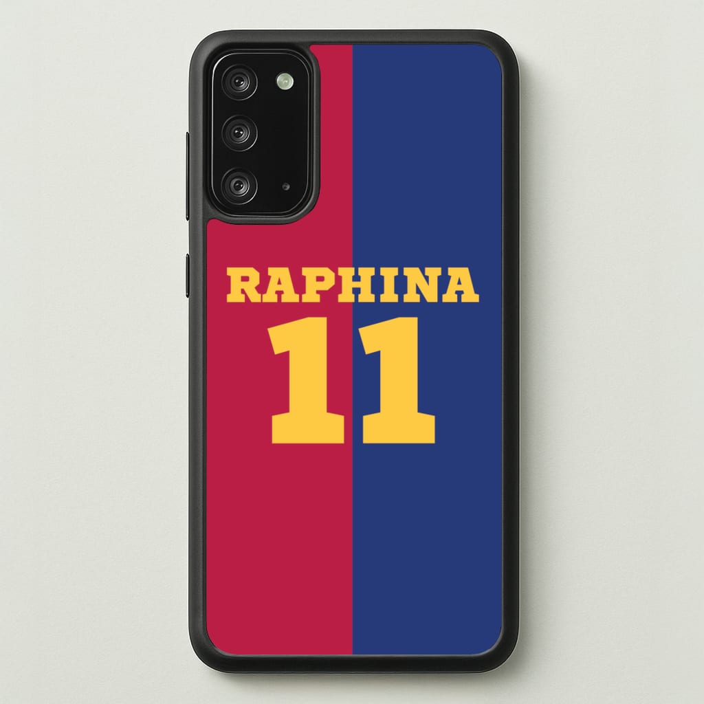 Red And blue - Football Phone Case for Galaxy Note 20