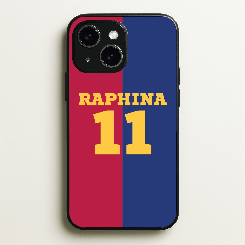 Red And blue - Football Phone Case for iPhone 15