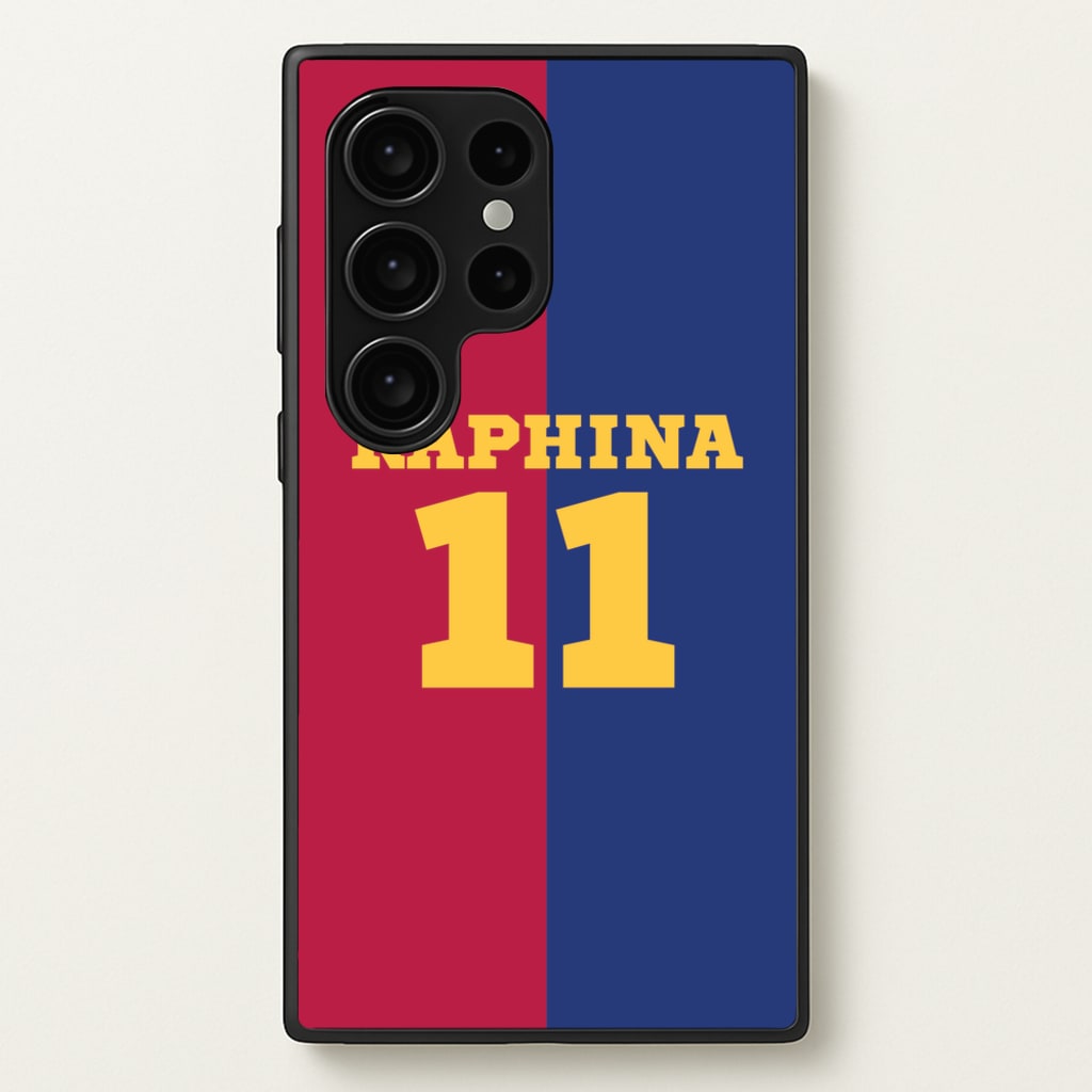 Red And blue - Football Phone Case for Galaxy S24 Ultra