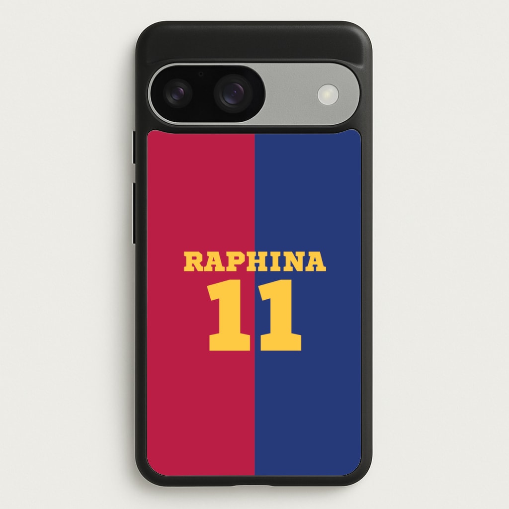 Red And blue - Football Phone Case for Google Pixel 9 / 9 Pro