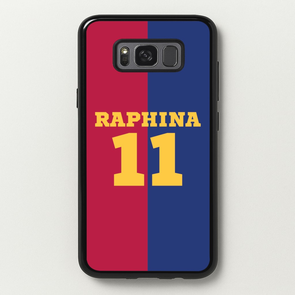 Red And blue - Football Phone Case for Galaxy S8