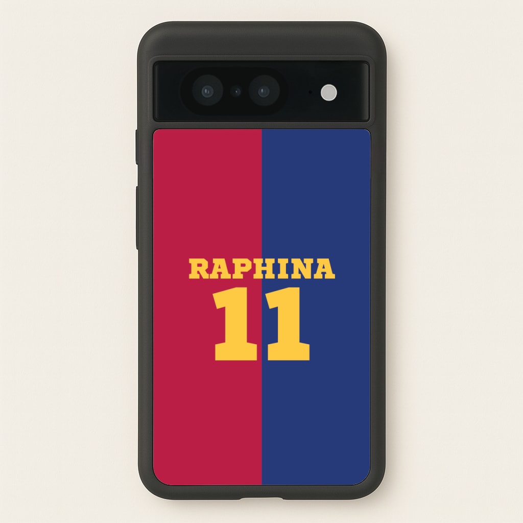 Red And blue - Football Phone Case for Google Pixel 8