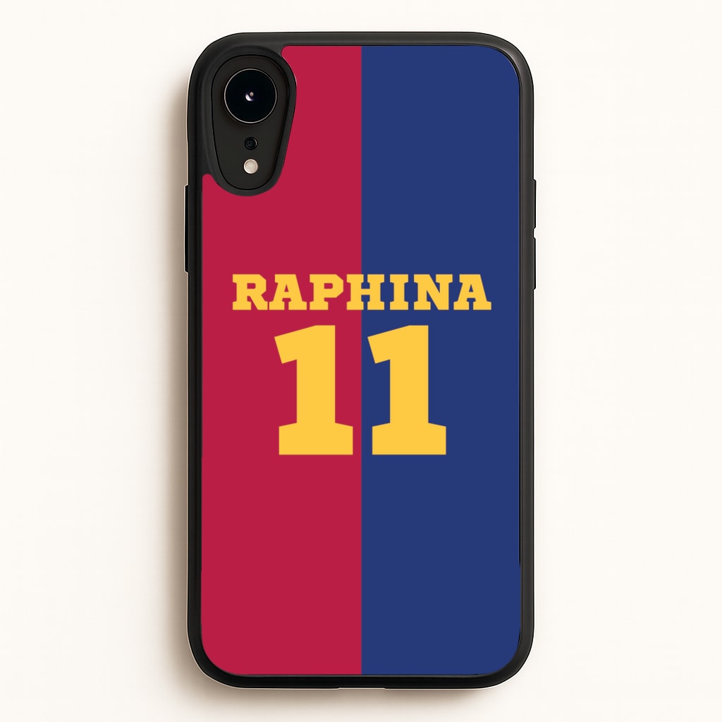 Red And blue - Football Phone Case for iPhone XR