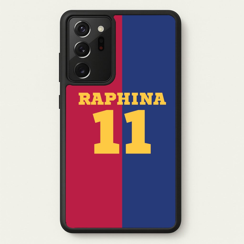 Red And blue - Football Phone Case for Galaxy Note 20 Ultra