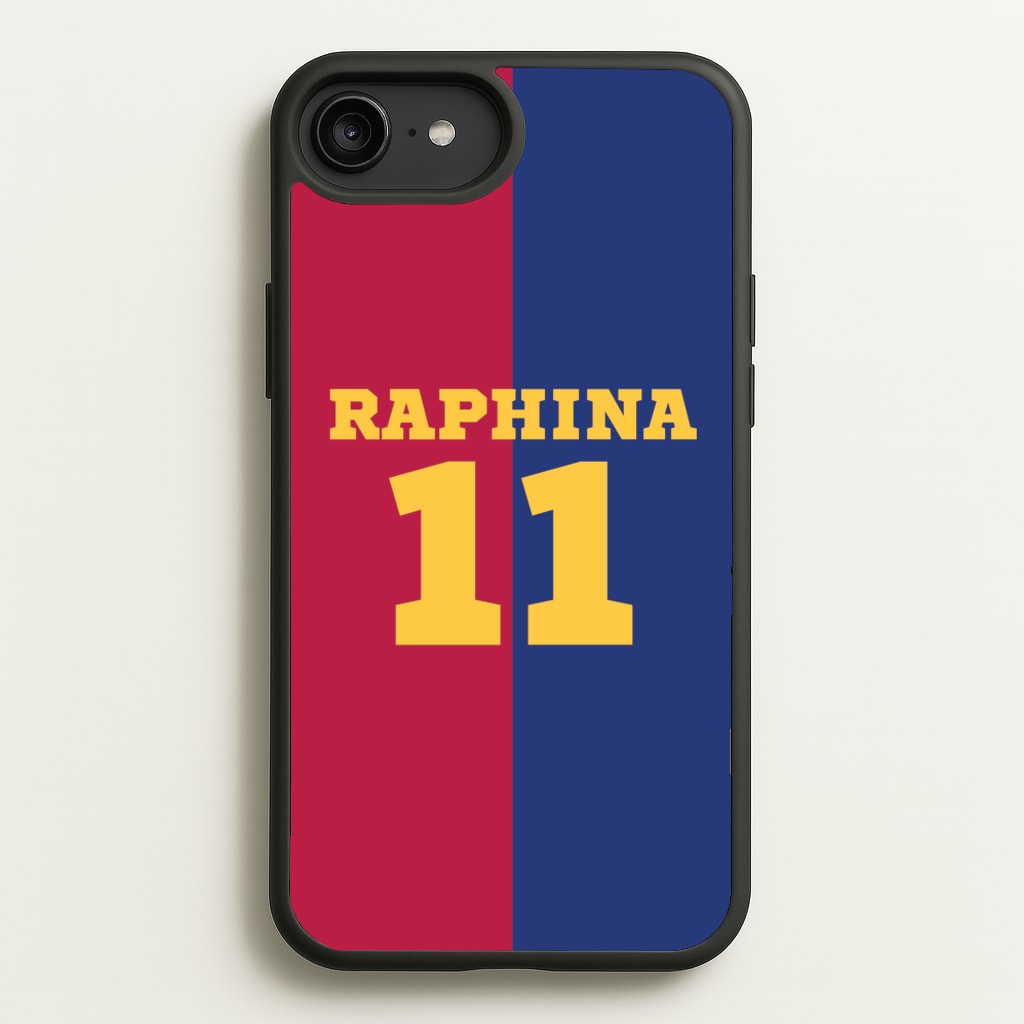 Red And blue - Football Phone Case for iPhone 6 Plus / 7 Plus / 8 Plus