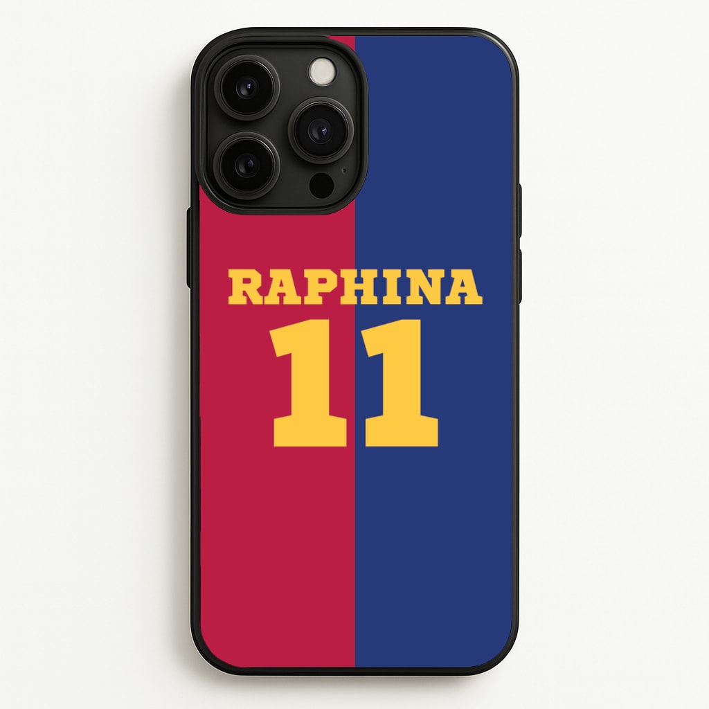 Red And blue - Football Phone Case for iPhone 13 Pro Max