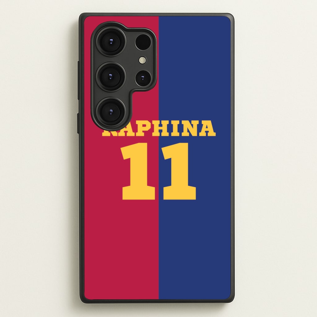 Red And blue - Football Phone Case for Galaxy S25 Ultra