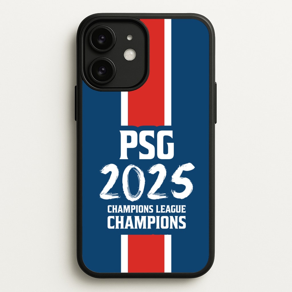 Champion League Winners 25 PSG - Football Phone Case for iPhone 11