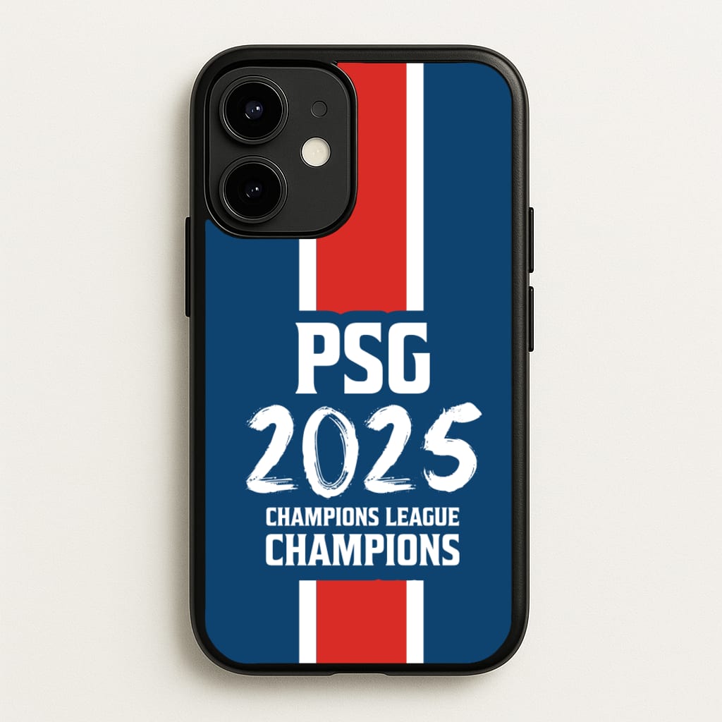 Champion League Winners 25 PSG - Football Phone Case for iPhone 12 / 12 Pro