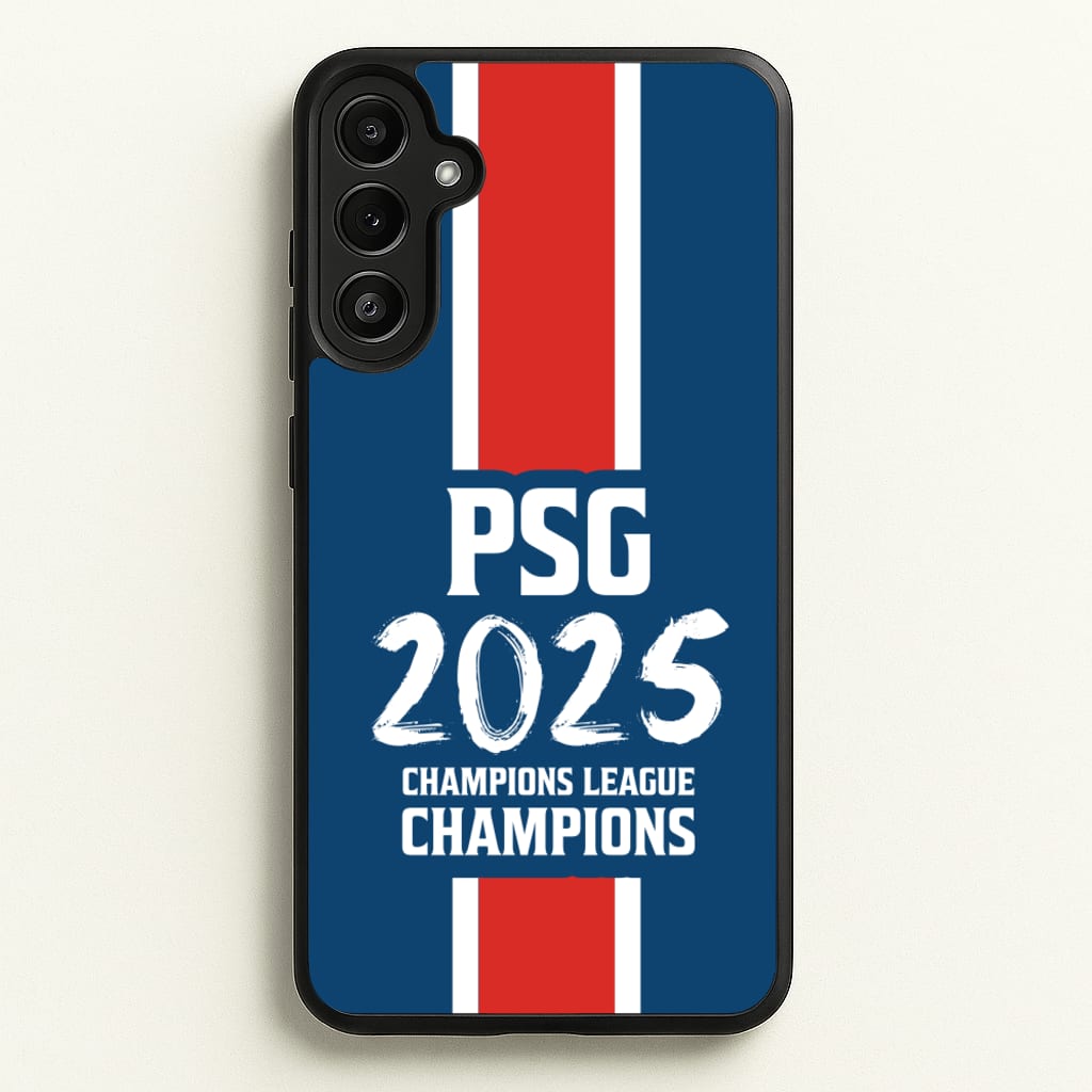 Champion League Winners 25 PSG - Football Phone Case for Galaxy A34