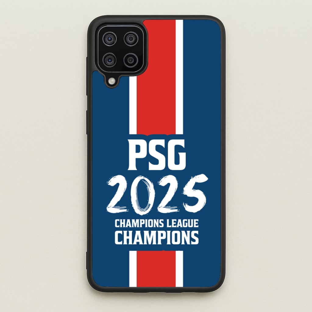 Champion League Winners 25 PSG - Football Phone Case for Galaxy A12