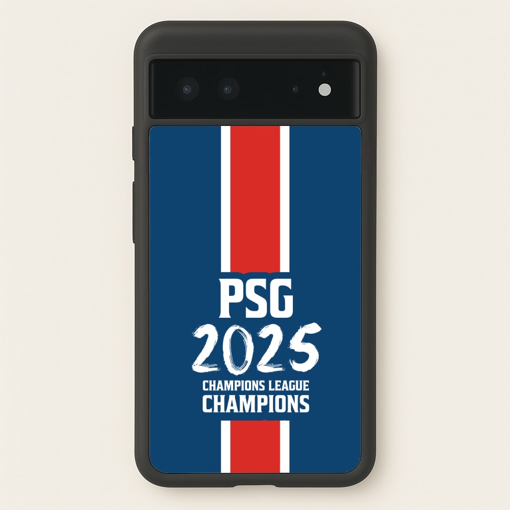 Champion League Winners 25 PSG - Football Phone Case for Google Pixel 6