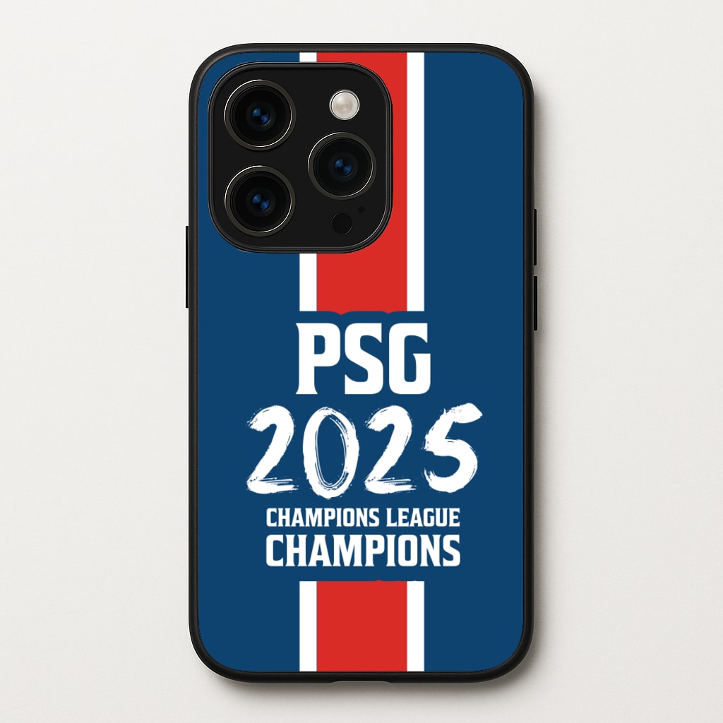 Champion League Winners 25 PSG - Football Phone Case for iPhone 15 Pro Max
