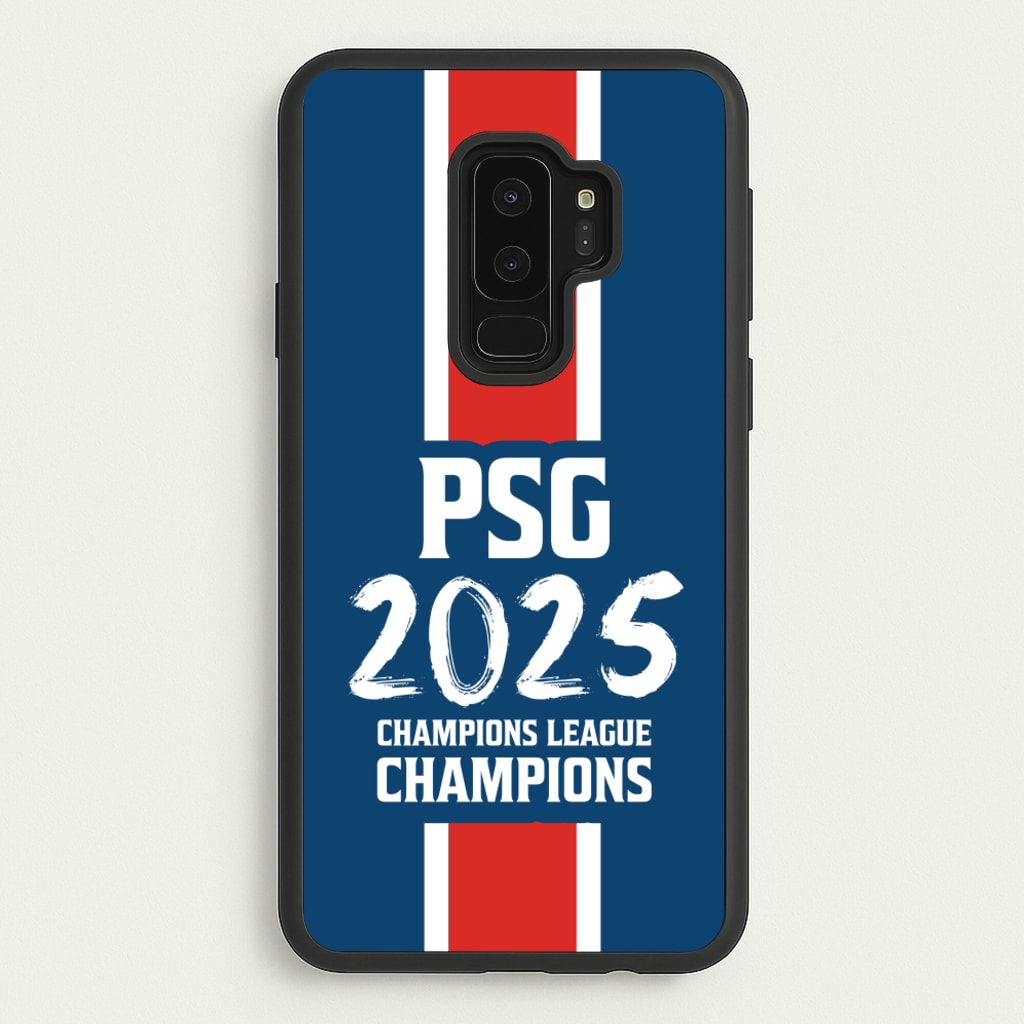 Champion League Winners 25 PSG - Football Phone Case for Galaxy S9 Plus