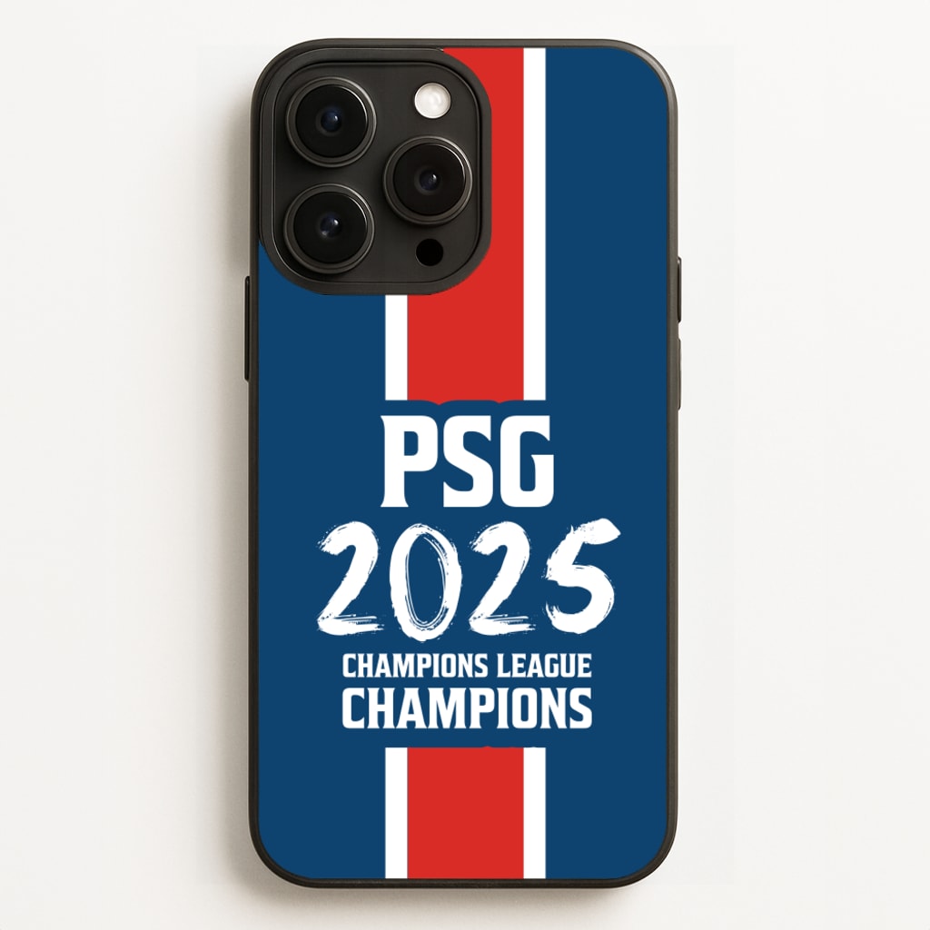 Champion League Winners 25 PSG - Football Phone Case for iPhone 12 Pro Max