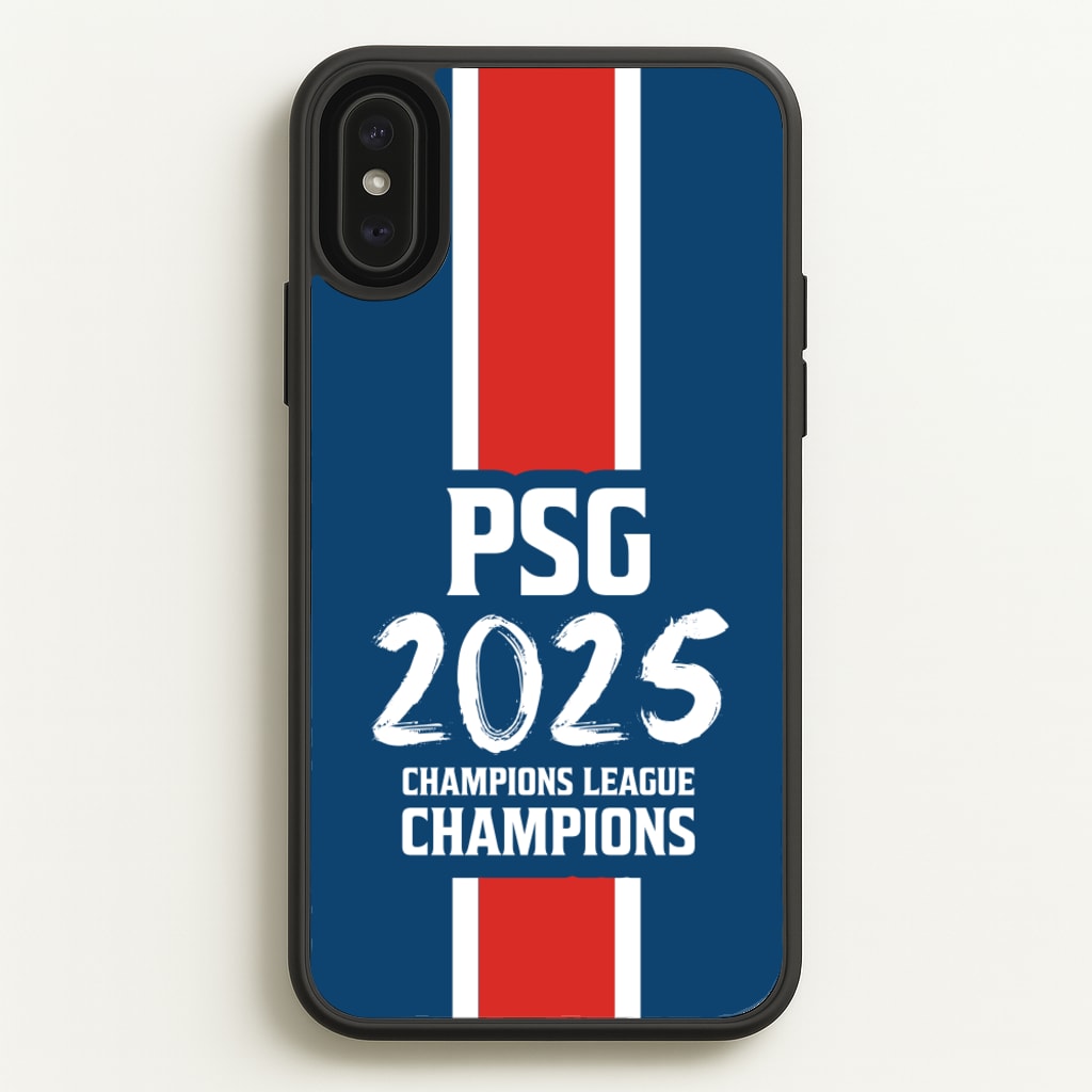Champion League Winners 25 PSG - Football Phone Case for iPhone XS Max