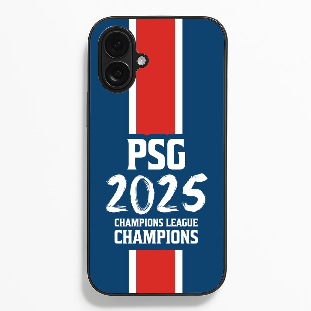Champion League Winners 25 PSG - Football Phone Case for iPhone 16 Plus
