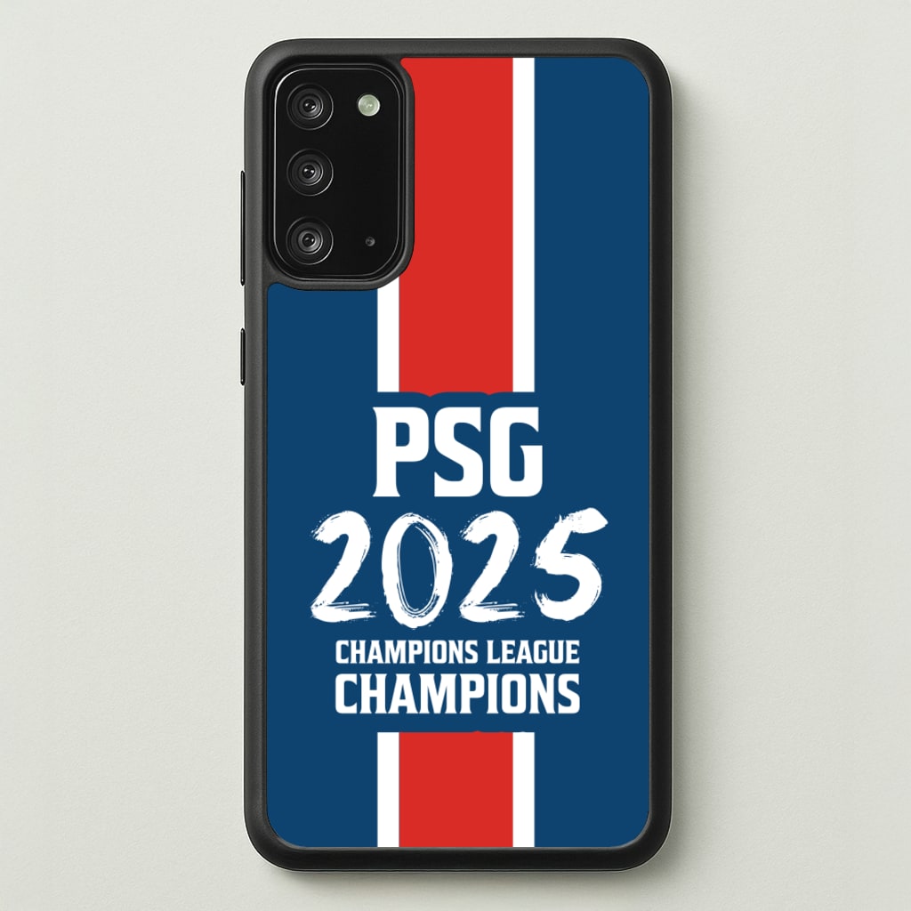 Champion League Winners 25 PSG - Football Phone Case for Galaxy Note 20