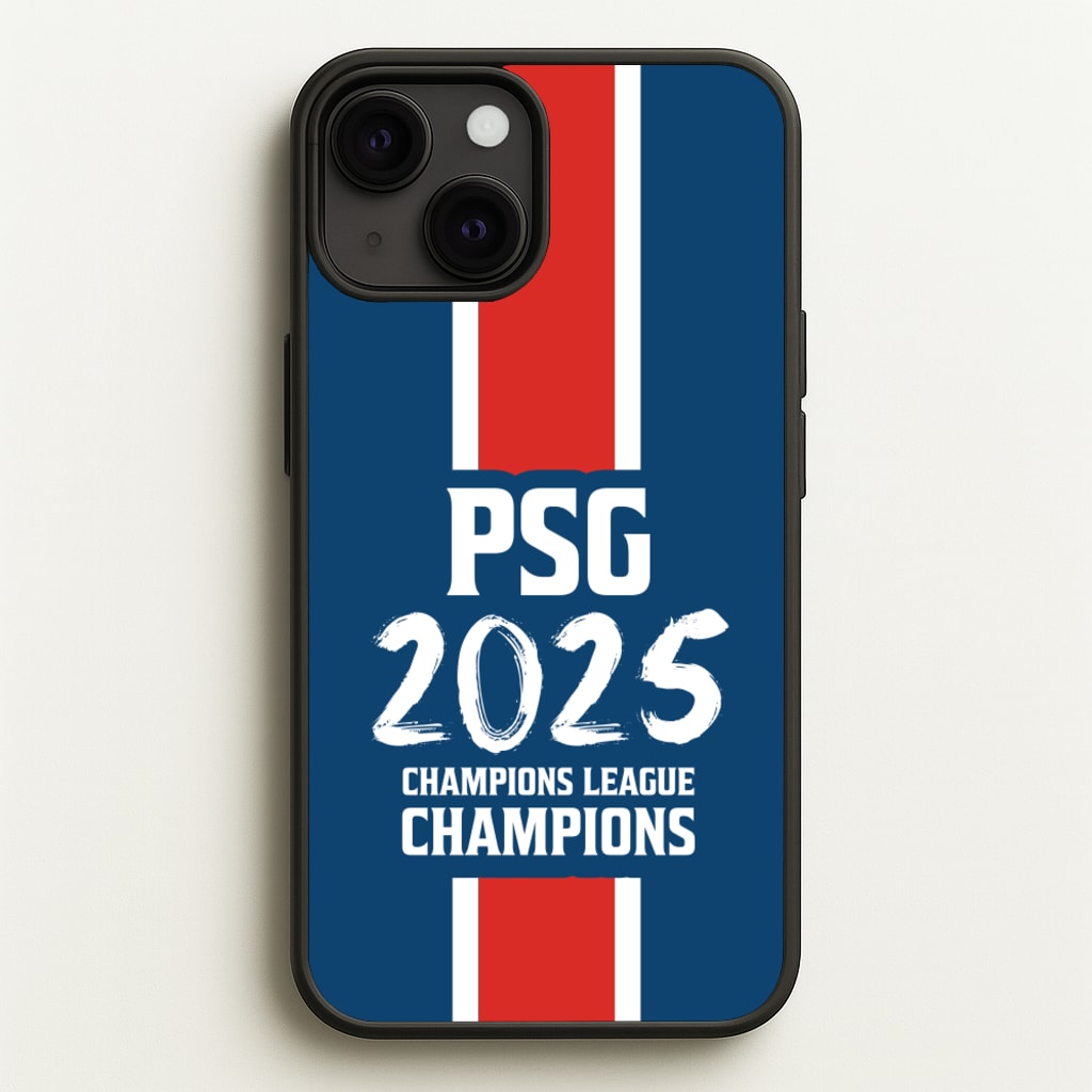 Champion League Winners 25 PSG - Football Phone Case for iPhone 13