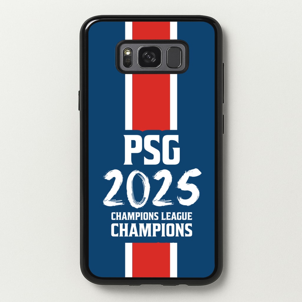 Champion League Winners 25 PSG - Football Phone Case for Galaxy S8