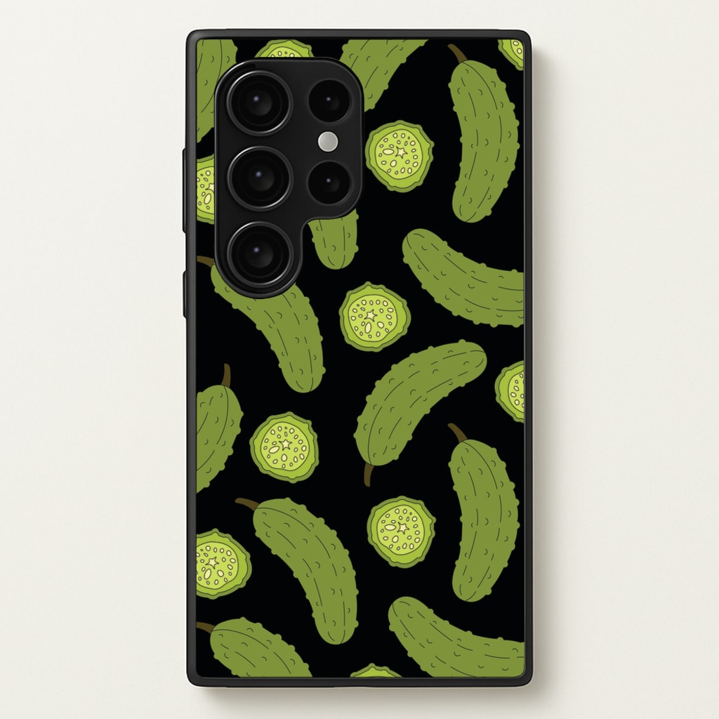 Pickle Assortment Pattern - Food Patterns Phone Case for Galaxy S24 Ultra
