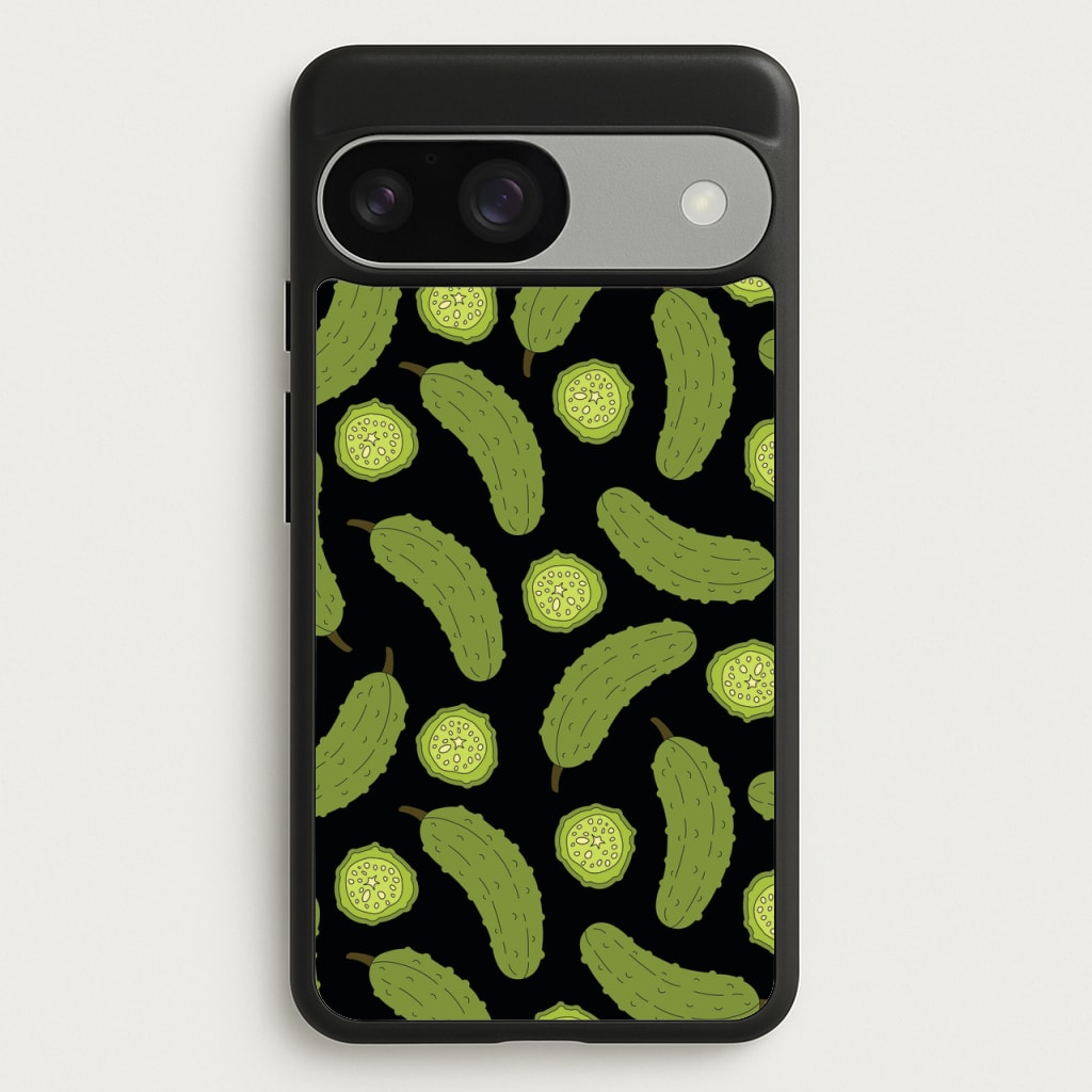 Pickle Assortment Pattern - Food Patterns Phone Case for Google Pixel 9 / 9 Pro
