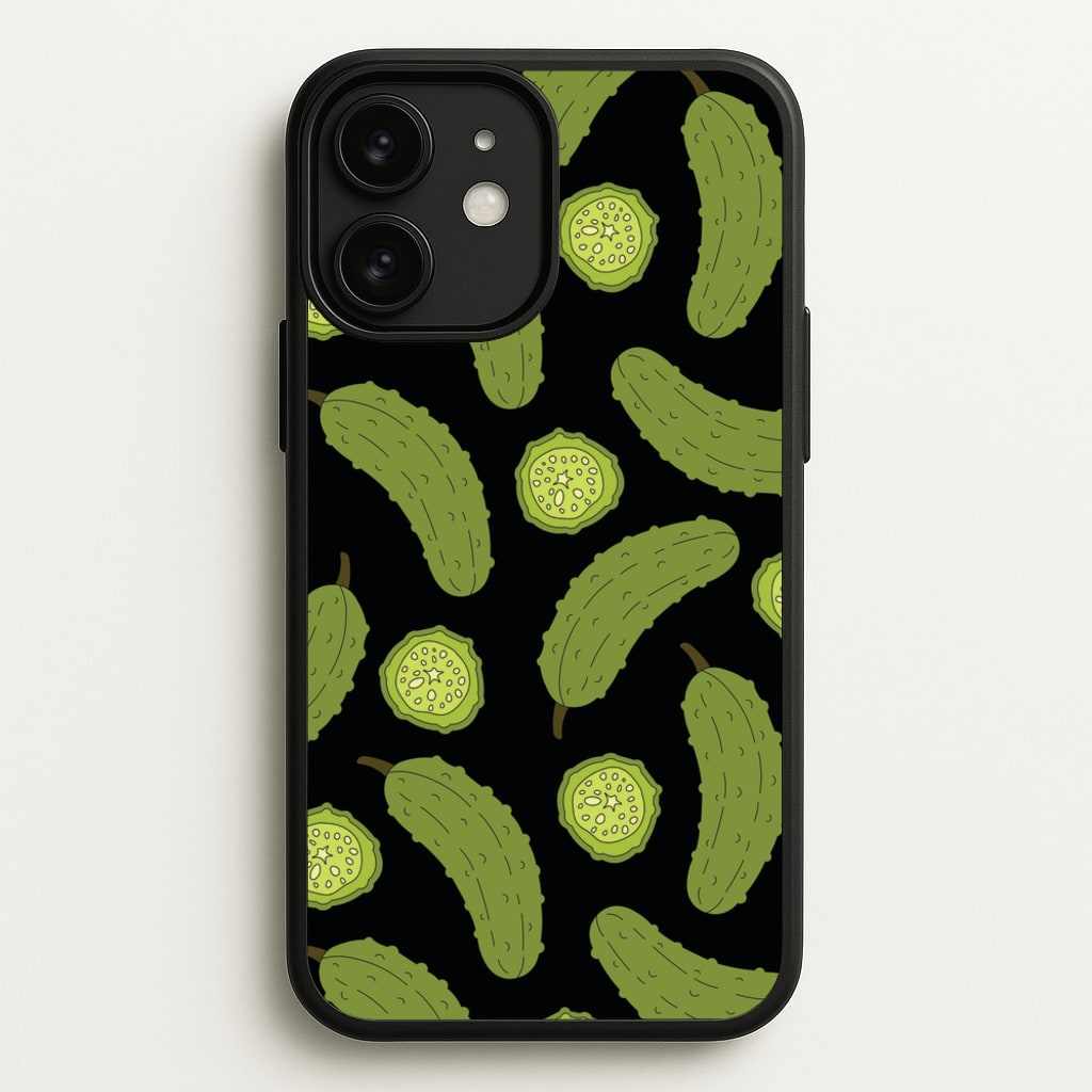 Pickle Assortment Pattern - Food Patterns Phone Case for iPhone 11