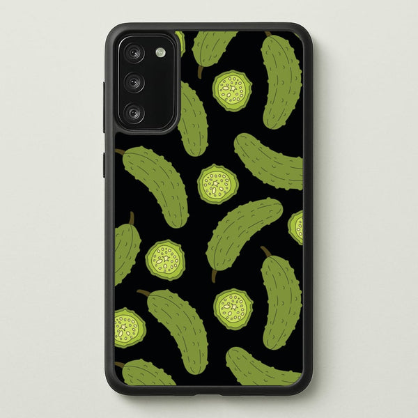 Pickle Assortment Pattern - Food Patterns Phone Case for Galaxy A41