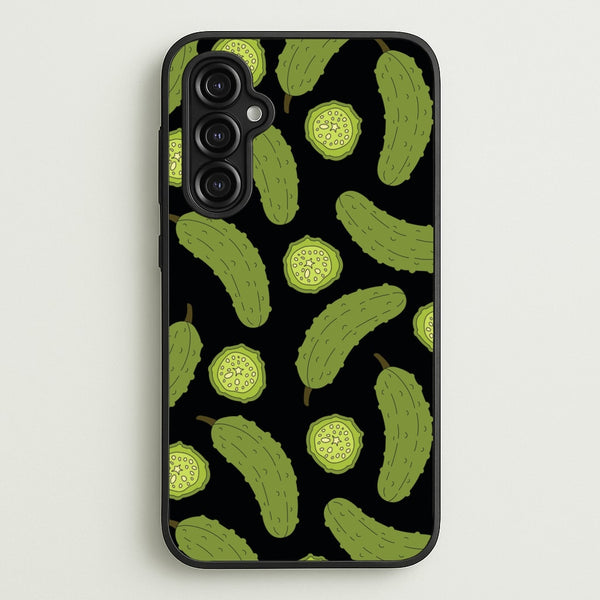 Pickle Assortment Pattern - Food Patterns Phone Case for Galaxy A14