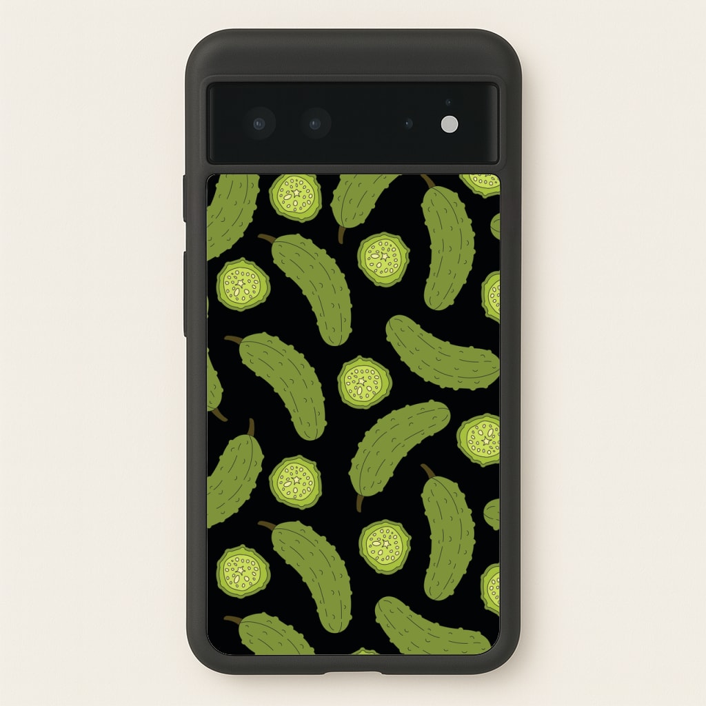 Pickle Assortment Pattern - Food Patterns Phone Case for Google Pixel 6