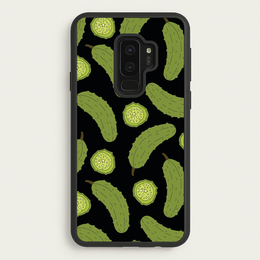 Pickle Assortment Pattern - Food Patterns Phone Case for Galaxy S9 Plus