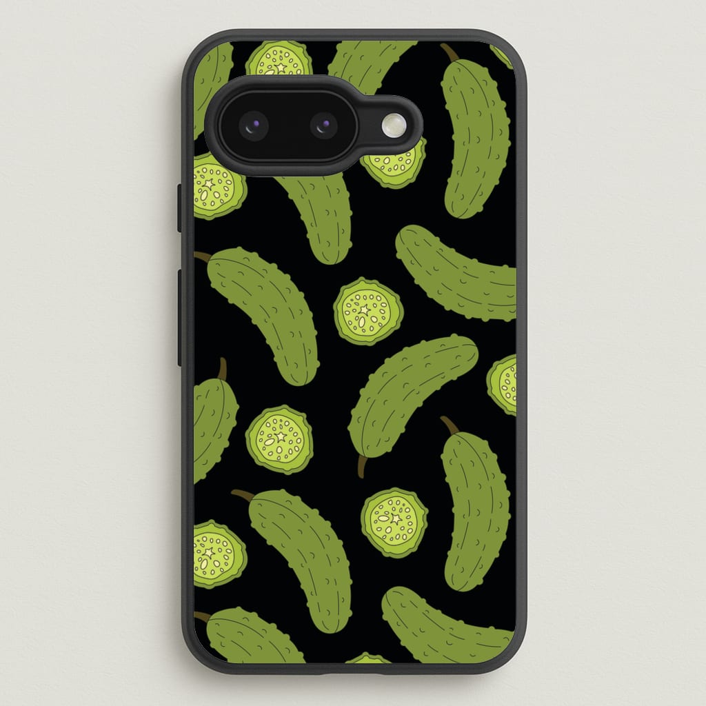 Pickle Assortment Pattern - Food Patterns Phone Case for Google Pixel 9a