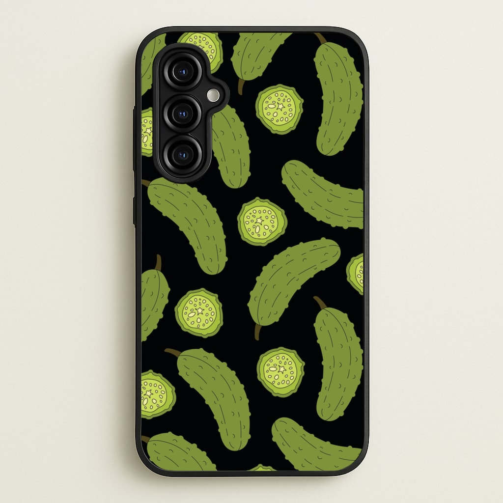 Pickle Assortment Pattern - Food Patterns Phone Case for Galaxy A54