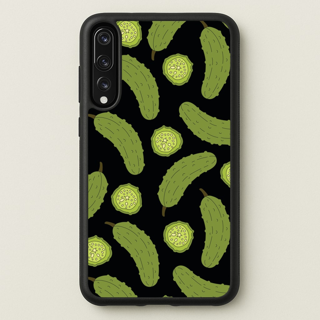 Pickle Assortment Pattern - Food Patterns Phone Case for Huawei P20 Pro