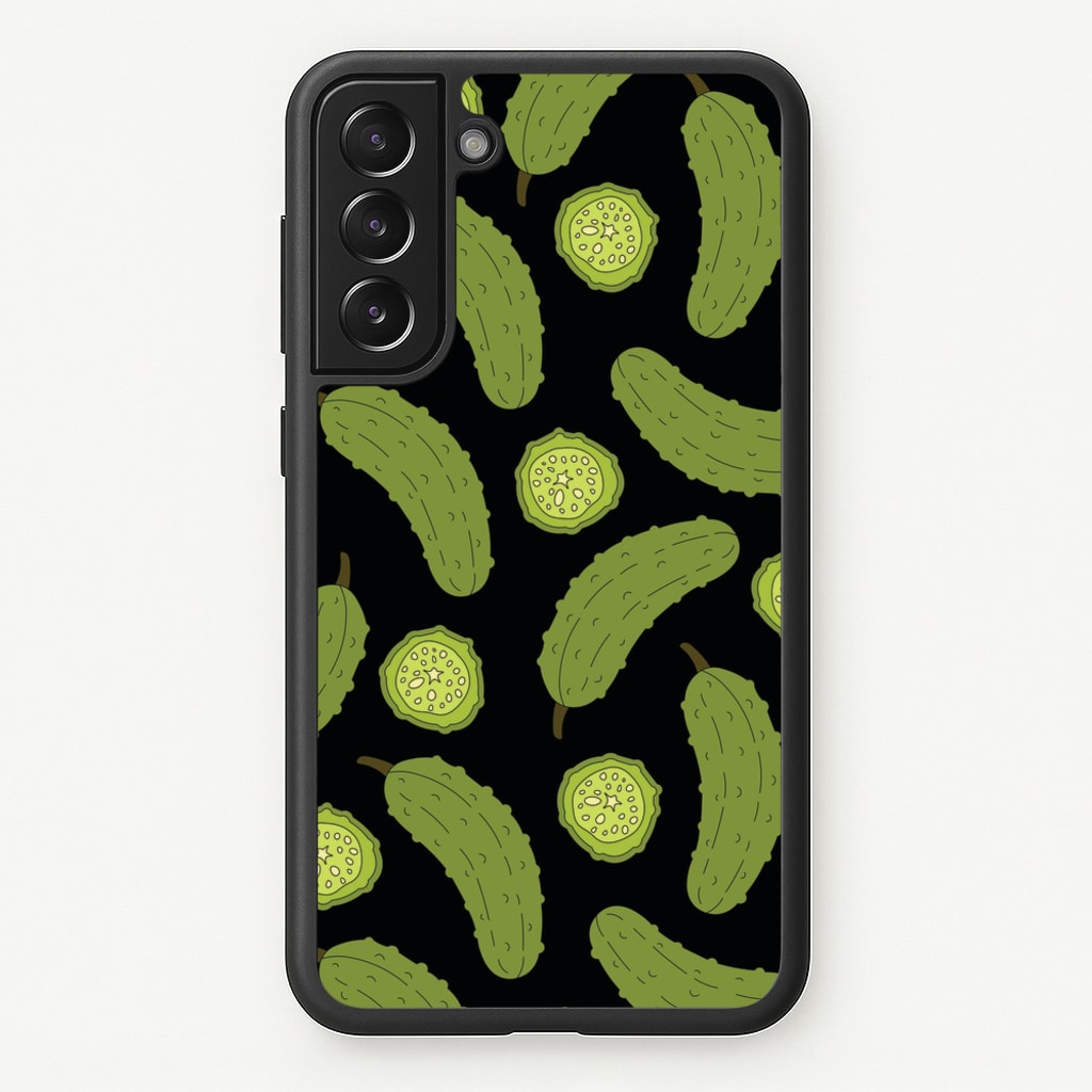 Pickle Assortment Pattern - Food Patterns Phone Case for Galaxy S22