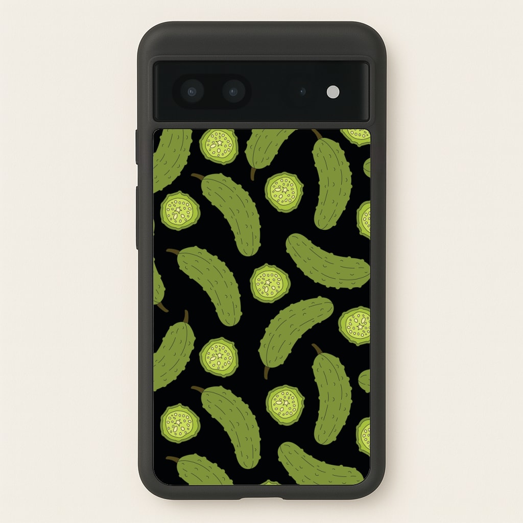 Pickle Assortment Pattern - Food Patterns Phone Case for Google Pixel 7