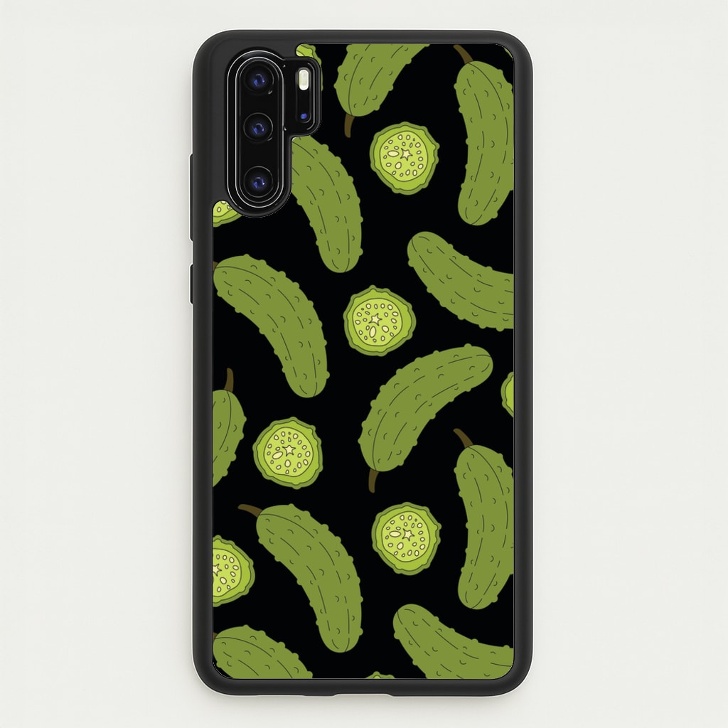 Pickle Assortment Pattern - Food Patterns Phone Case for Huawei P30 Pro