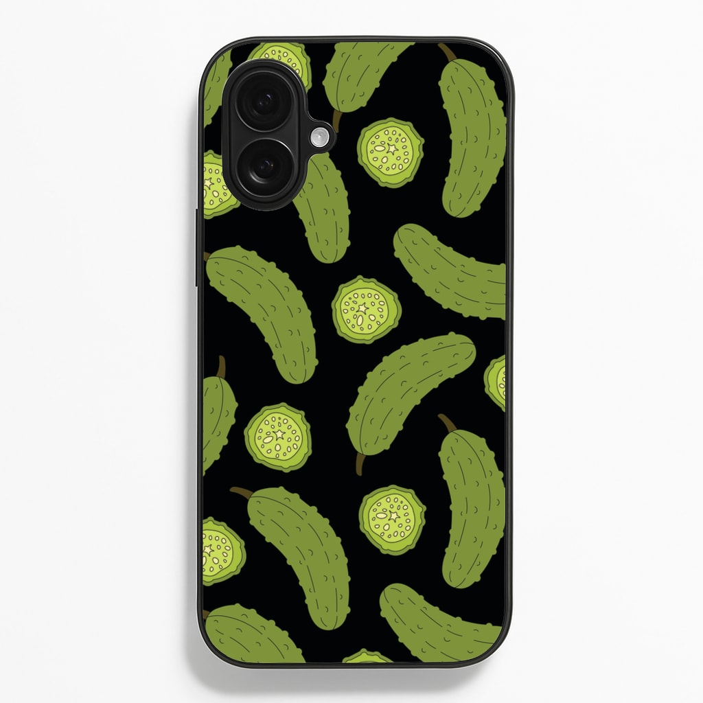 Pickle Assortment Pattern - Food Patterns Phone Case for iPhone 16 Plus