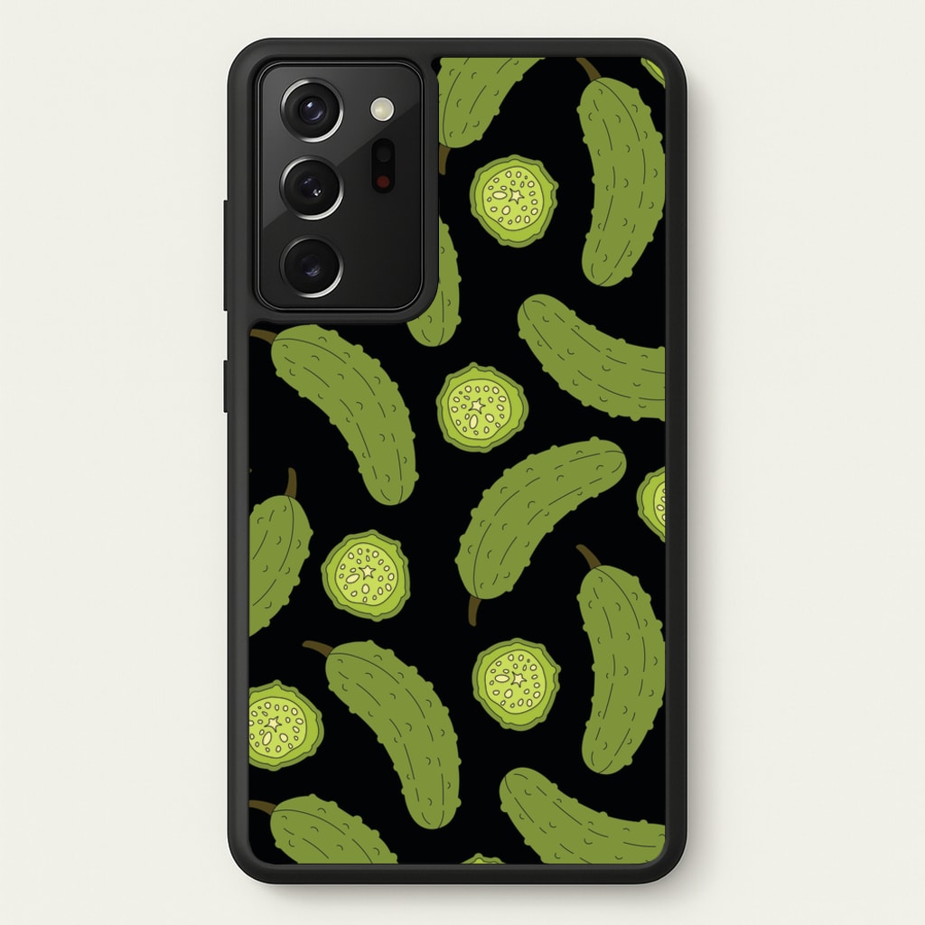 Pickle Assortment Pattern - Food Patterns Phone Case for Galaxy Note 20 Ultra