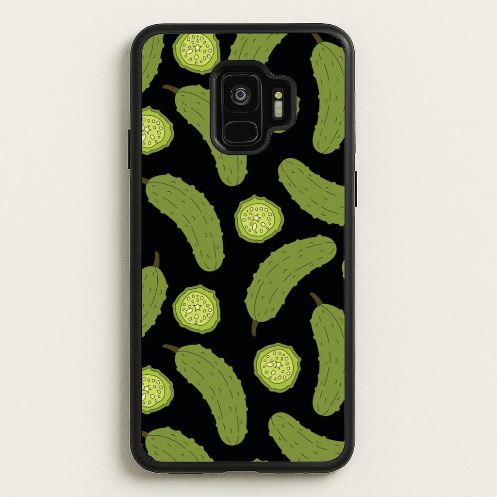 Pickle Assortment Pattern - Food Patterns Phone Case for Galaxy S9