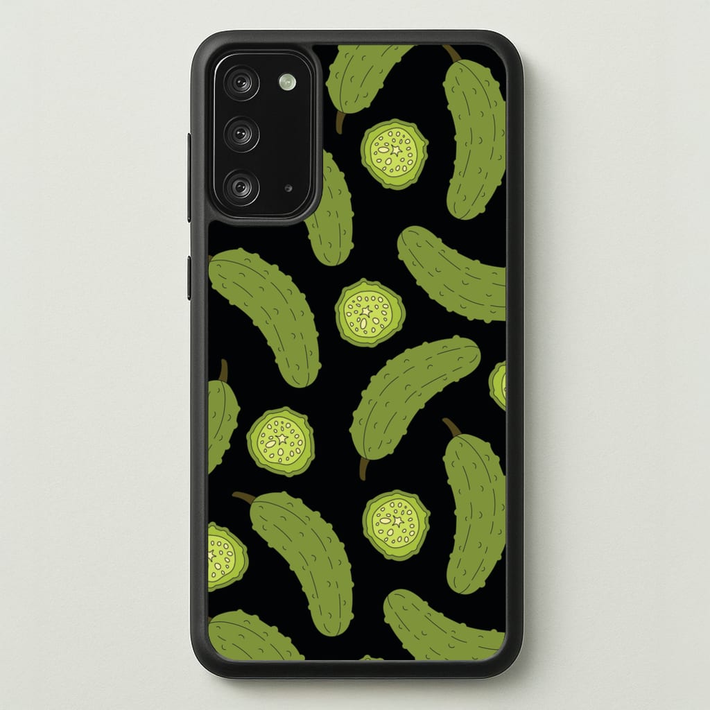 Pickle Assortment Pattern - Food Patterns Phone Case for Galaxy Note 20