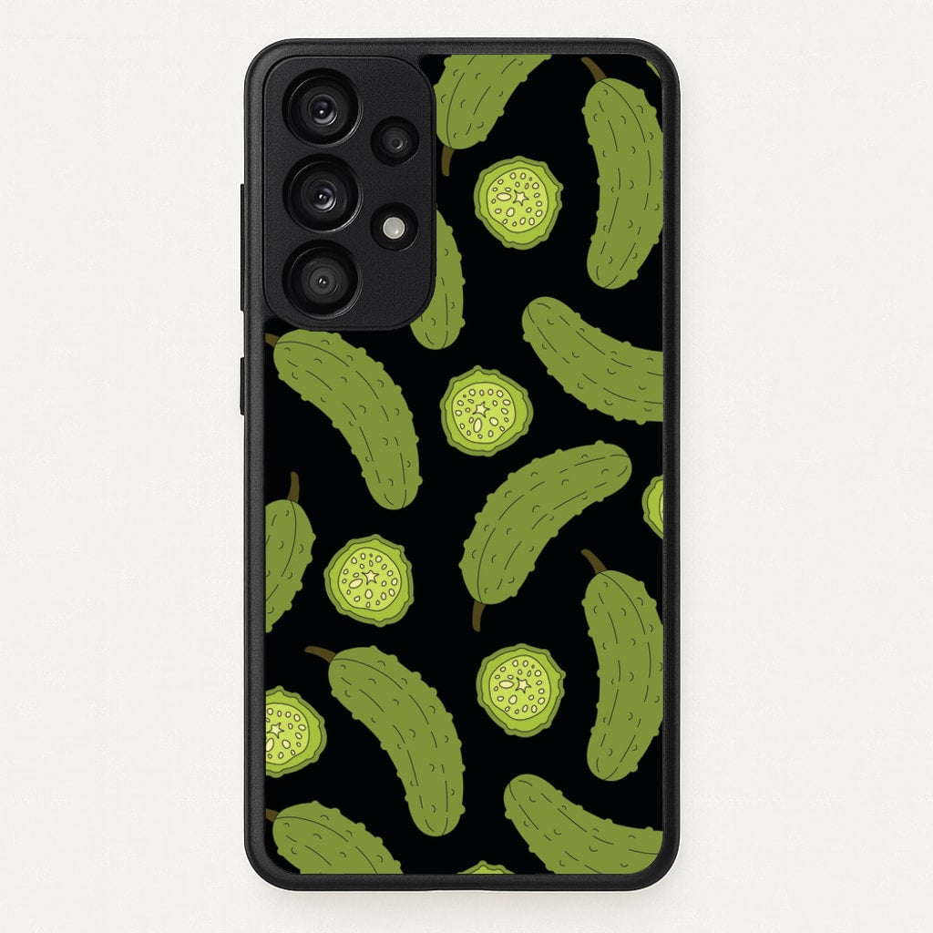 Pickle Assortment Pattern - Food Patterns Phone Case for Galaxy A53