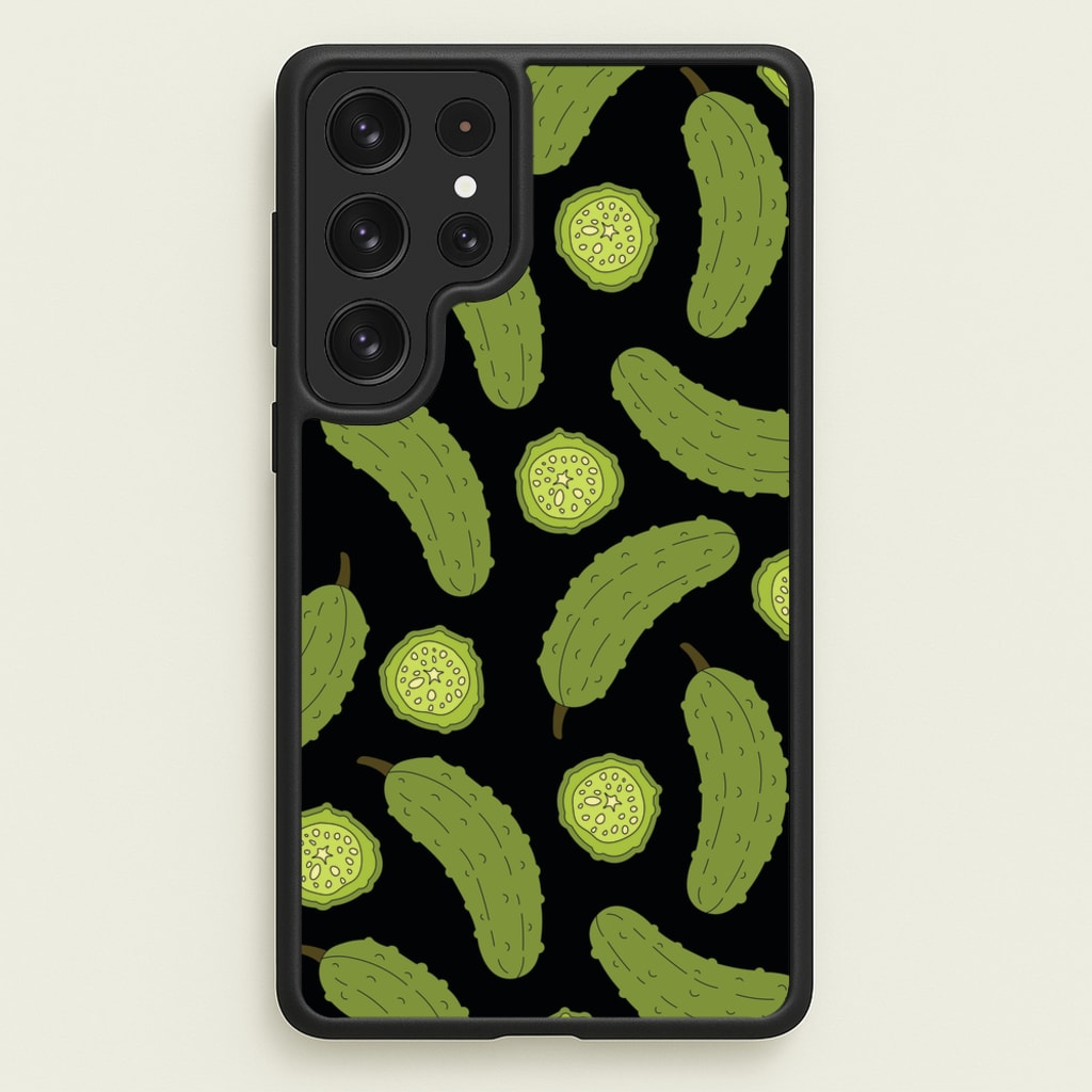 Pickle Assortment Pattern - Food Patterns Phone Case for Galaxy S23 Ultra