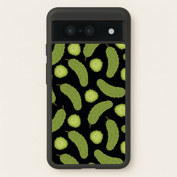 Pickle Assortment Pattern - Food Patterns Phone Case for Google Pixel 8