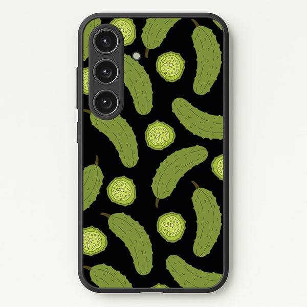 Pickle Assortment Pattern - Food Patterns Phone Case for Galaxy S24