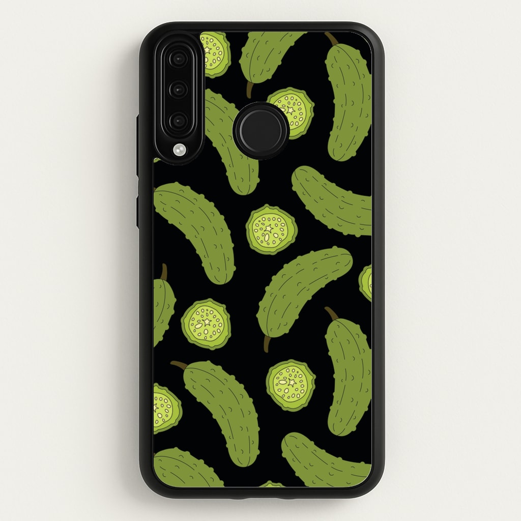 Pickle Assortment Pattern - Food Patterns Phone Case for Huawei P30 Lite