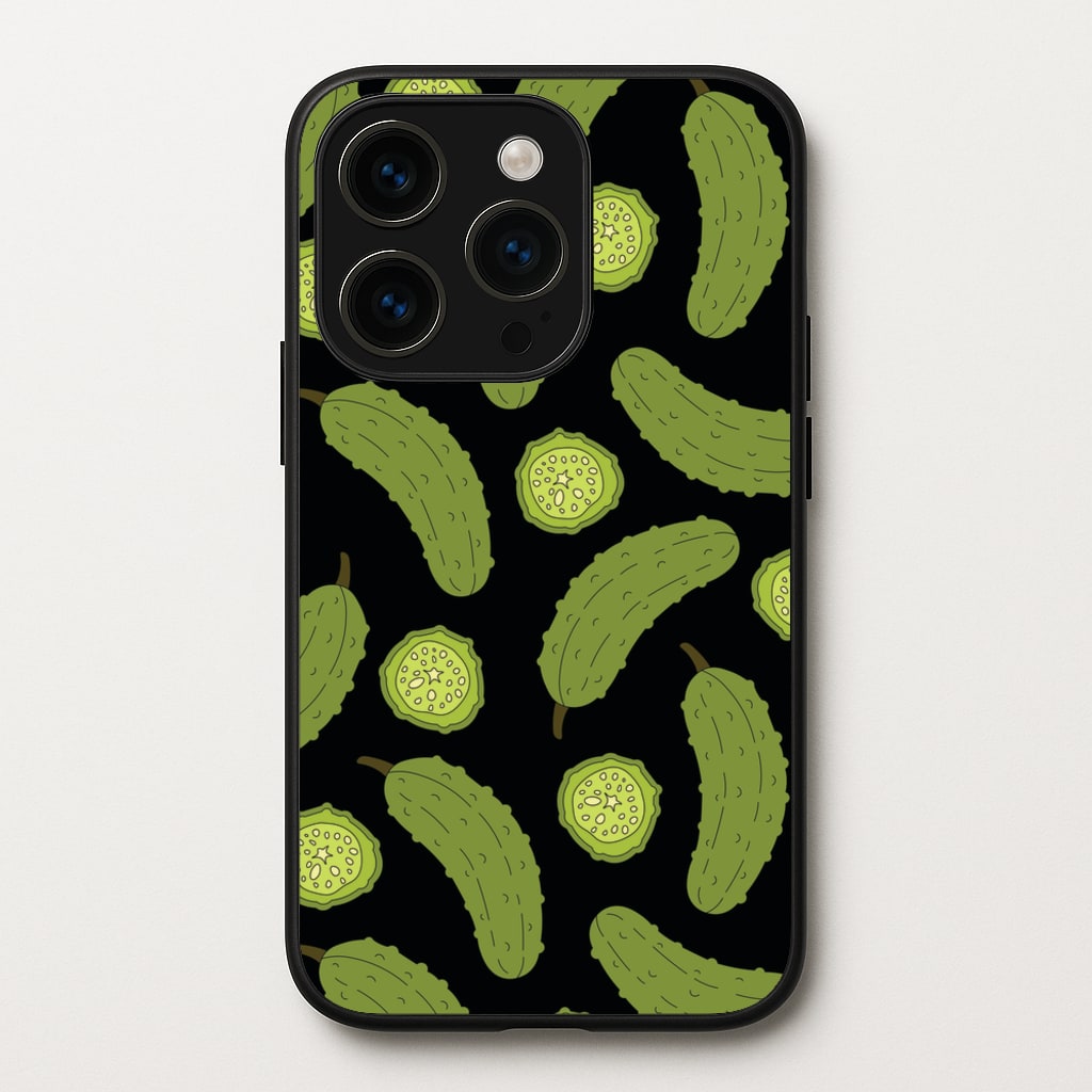 Pickle Assortment Pattern - Food Patterns Phone Case for iPhone 15 Pro