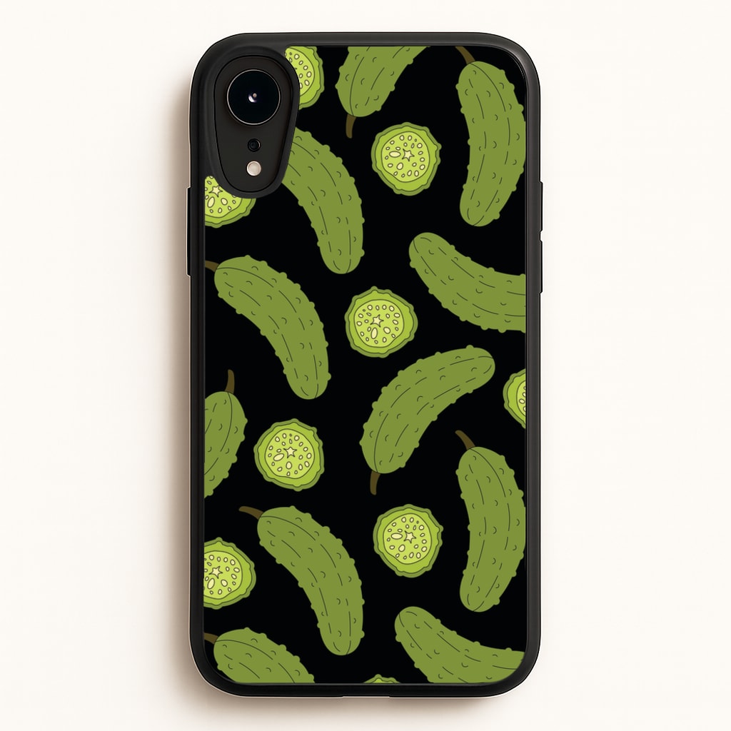 Pickle Assortment Pattern - Food Patterns Phone Case for iPhone XR